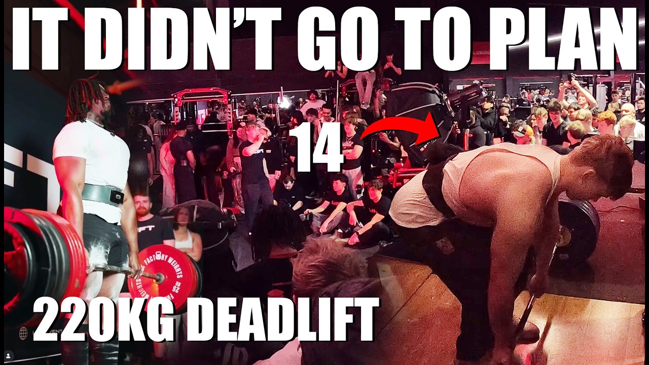 Становая тяга 220 кг в 14 часов… Всё пошло не по плану 😬