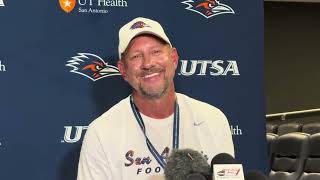 UTSA Head Coach Jeff Traylor Post Practice Interview 8.5.27