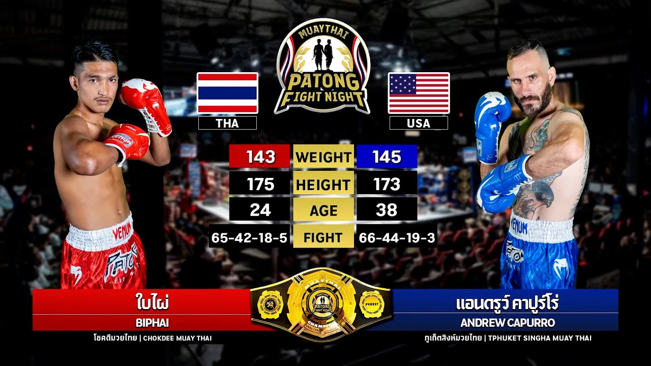 Biphai Chokdee MuayThai vs Andrew Capurro
