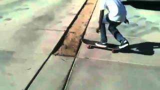 Jasons Kick flip rock gap