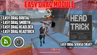 HEADTRICK MODULE EASY DRAG ‼️AKURASI AIM AUTO NEMPEL ‼️FF MAX DAN ORI ‼️