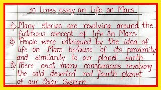 essay on mars planet