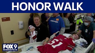 Family stresses organ donation importance after Honor Walk for son