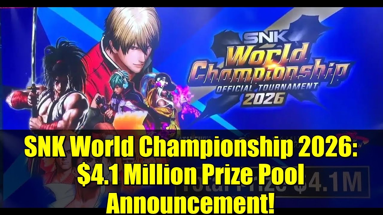SNK World Championship 2026: $4.1 Million Prize Pool Announcement!