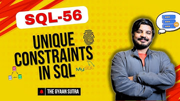 56. UNIQUE Constraint in SQL: No Duplicate Data Allowed! ✨