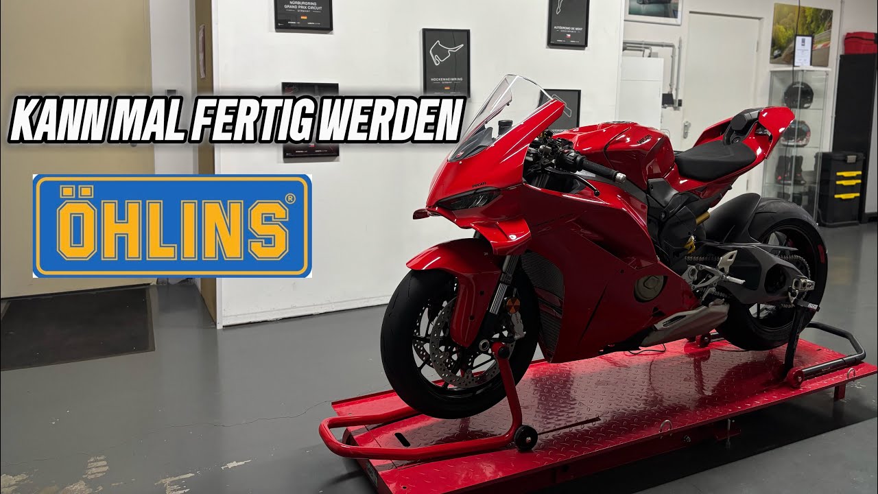 Ducati Panigale V4 2025 Fahrwerksumbau Öhlins