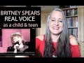 Voice Teacher Reaction  to Britney Spears REAL Voice   -  FREE BRITNEY