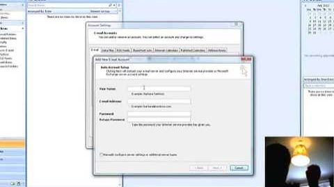 How to add or remove an account from microsoft outlook