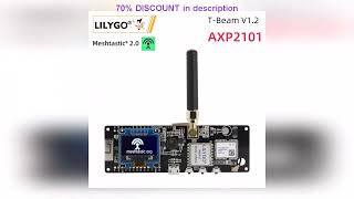 A must-have product! LILYGO TTGO Meshtastic T-Beam V1.2 ESP32 LoRa Development Board 433MHz 868MHz