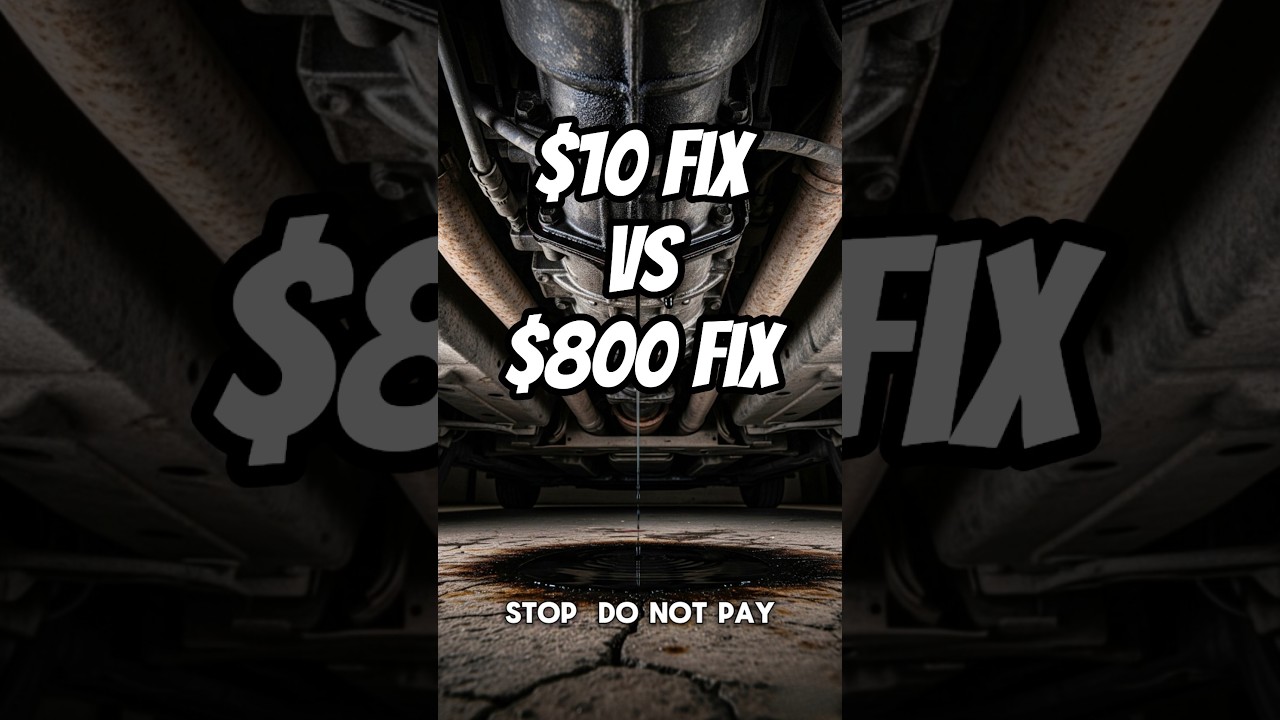 Mechanic Quoted $800? Check This $10 Part First.