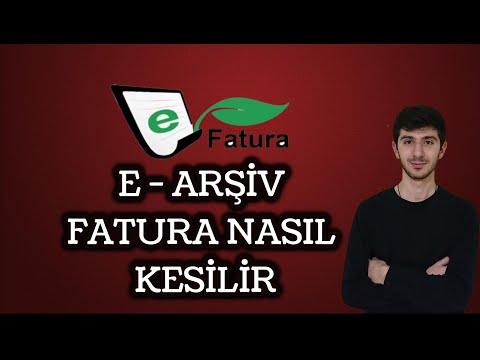 E-Arşiv Fatura Kesme (5 Bin TL Ve Üzeri E- Fatura)