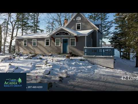 42 Lords Beach Road, Trenton, ME home video tour