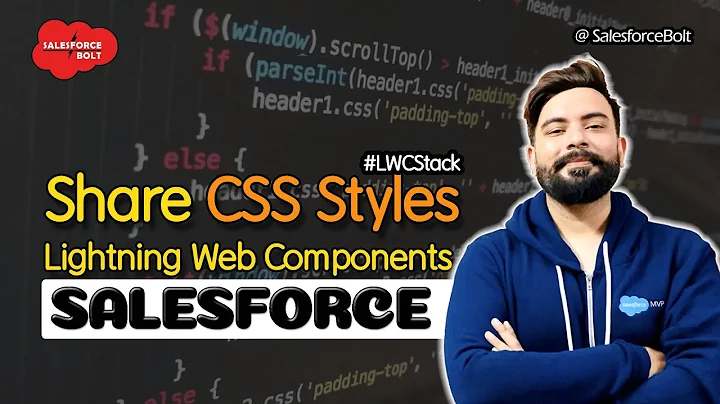Share CSS Style Rules in Lightning Web Components Salesforce | LWC Stack ☁️⚡️