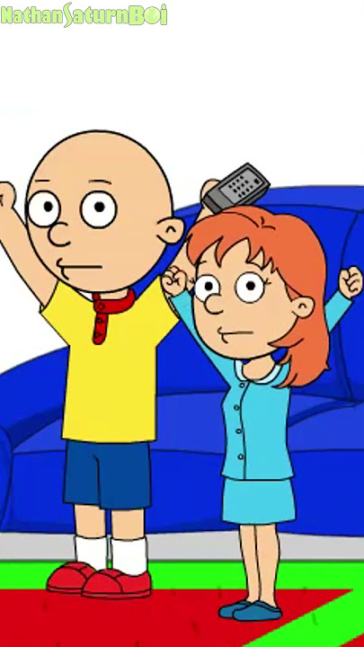 When Boris Interrupts Caillou & Rosie Watching the Super Bowl #shorts