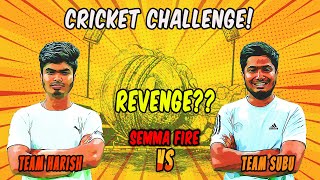 Aiyo Paavam Subu! Ipadi OUT aayitaane!😳😂 | Brother's Challenge - Cricket Match🔥