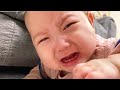 寝返りして戻られへんくて文句言うてる赤ちゃん【Angry baby】