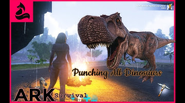 ARK Survival Evolved Mobile - Beginners Guide |How to Punch & make campfire