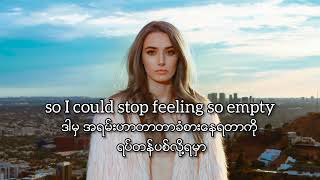 Olivia O'brien - Empty | Myanmar subtitles ( mmsub/Lyrics )