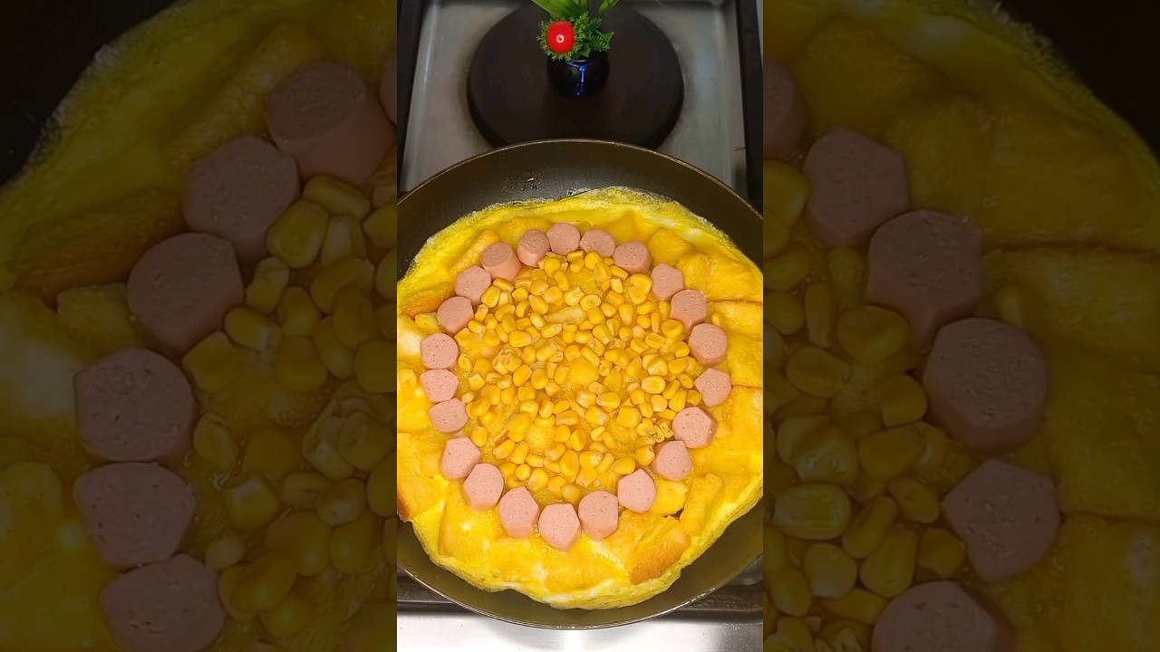 Easy Bread Egg Pan pizza 🍕 😋 shorts easyrecipe pizza YouTube