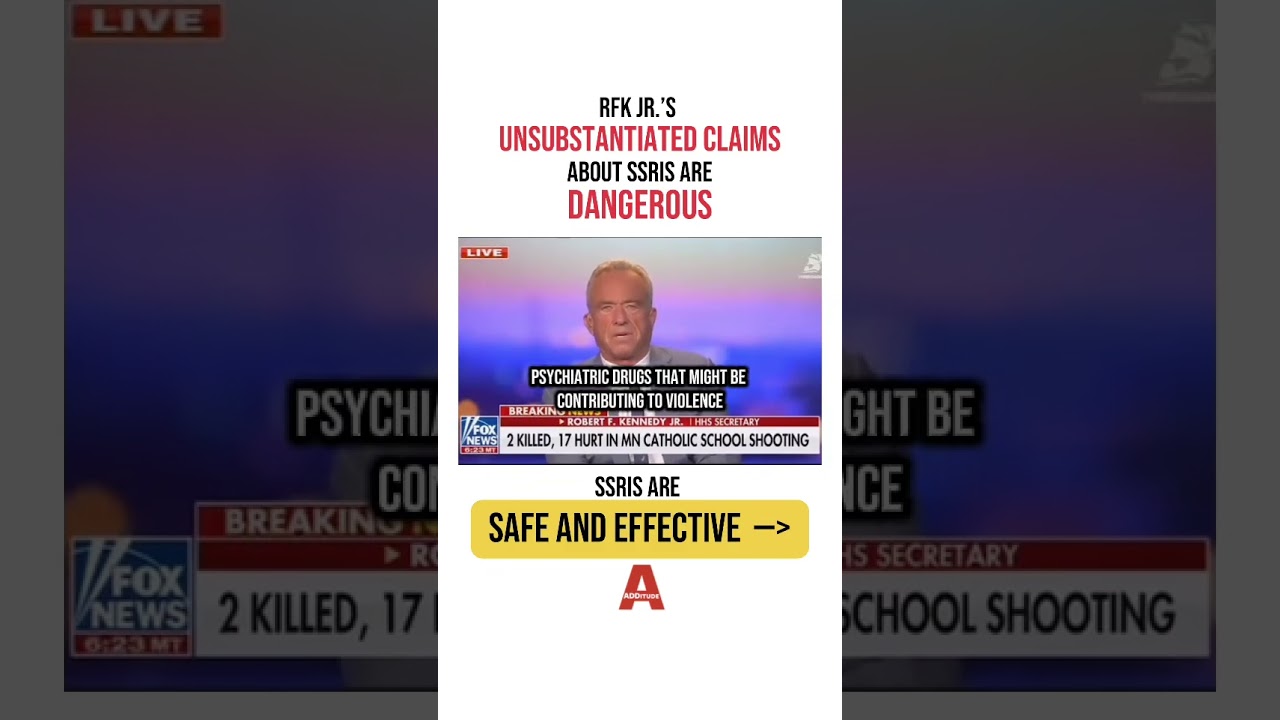 RFK Jr. Baselessly Links SSRIs to Gun Violence