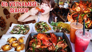 6LB VIETNAMESE SEAFOOD MUKBANG 먹방 Lobster, Shrimp, Clams, Scallops, Mussels in Garden Grove, CA!