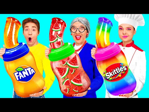 Me vs Grandma Cooking Challenge | Parenting Hacks by HAHANOM Challenge