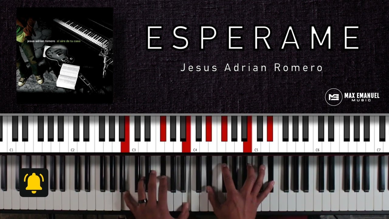Esperame | Jesus Adrian Romero | Tutorial Para Piano