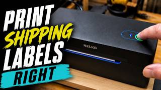 Easily Fix Alignment Problems 🍀 Nelko Bluetooth Thermal Shipping Label Printer