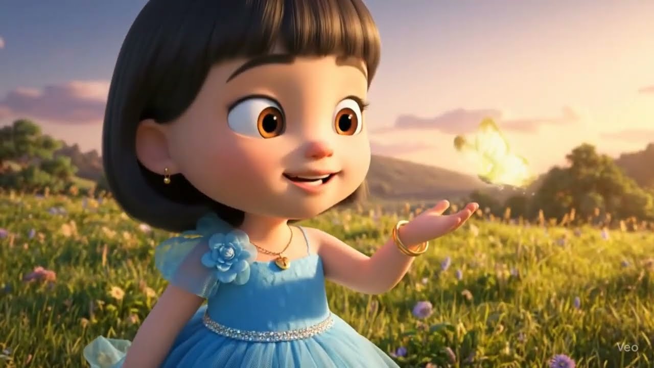Dia and the Magic Butterfly 🦋 | Heartwarming 3D Animated Moral Story for Kids