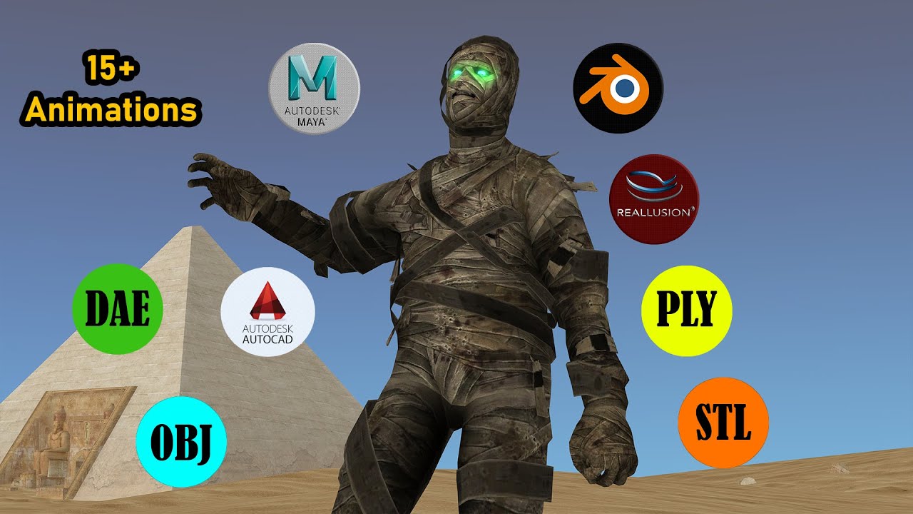 MUMMY  3D CHARACTER | BILAL CREATION