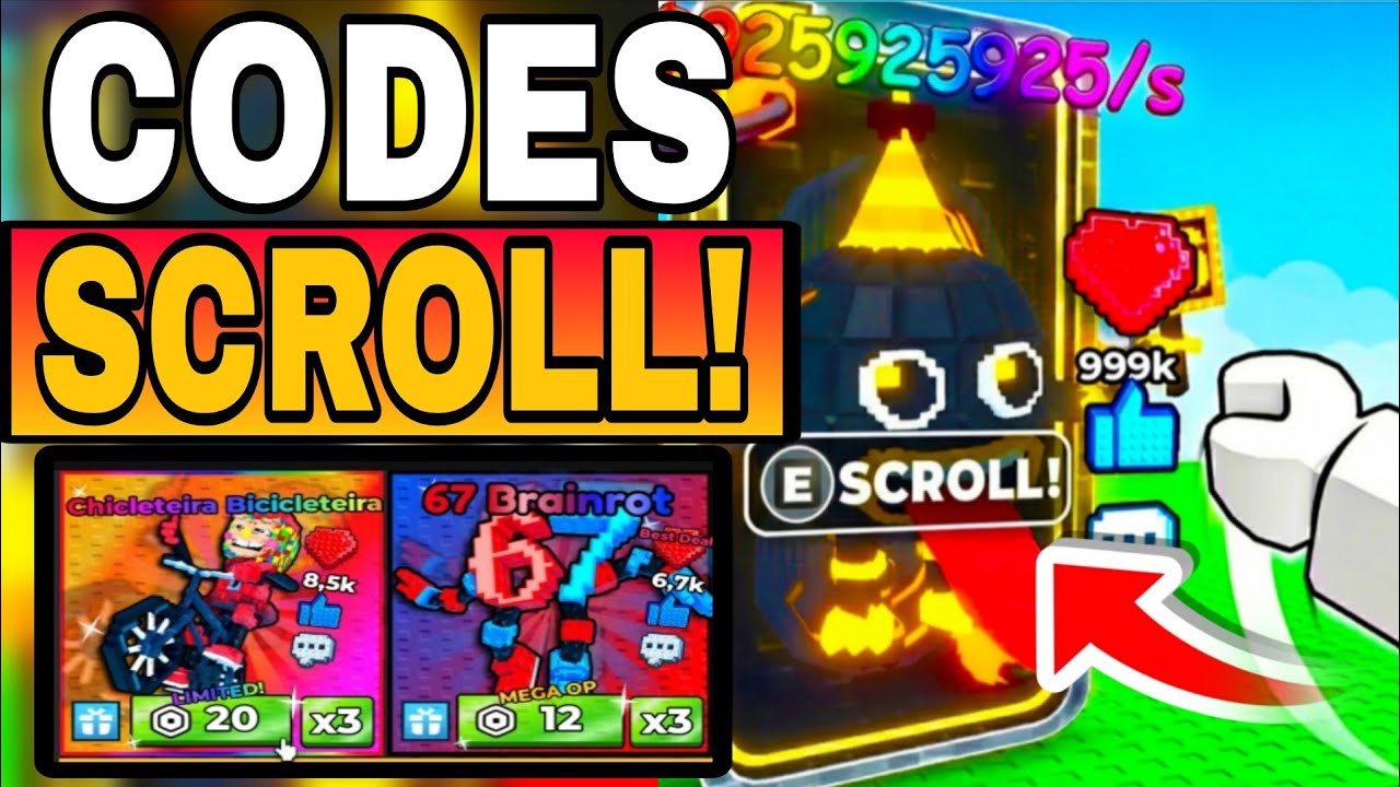 All* Secret *[📱] Scroll a Brainrot Codes | Codes for [📱] Scroll a ...