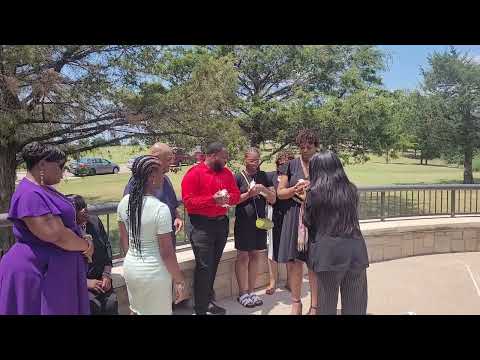 White Dove Release at D/FW National Cemetery