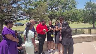 White dove release 🕊 at  D/FW NATIONAL CEMETERY