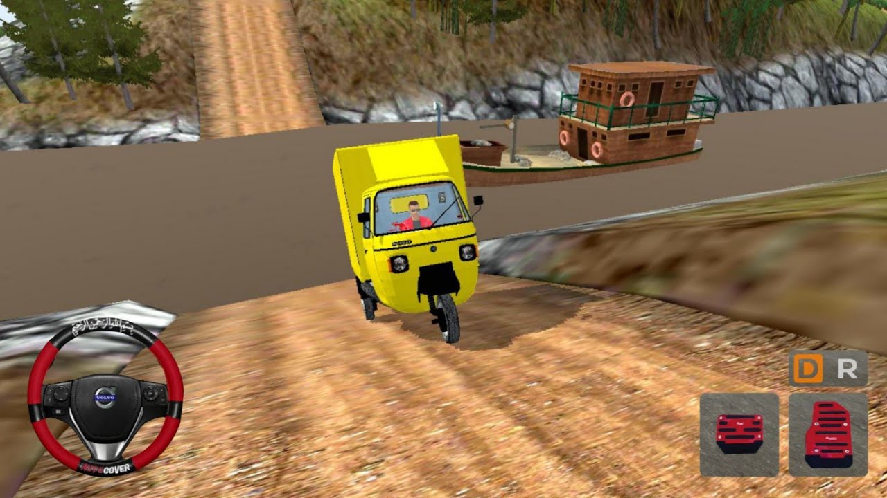 APE AUTO Truck Indian Traffic | Off-road Driving Gameplay 😱 | Bus Simulator Indonesia | Android 