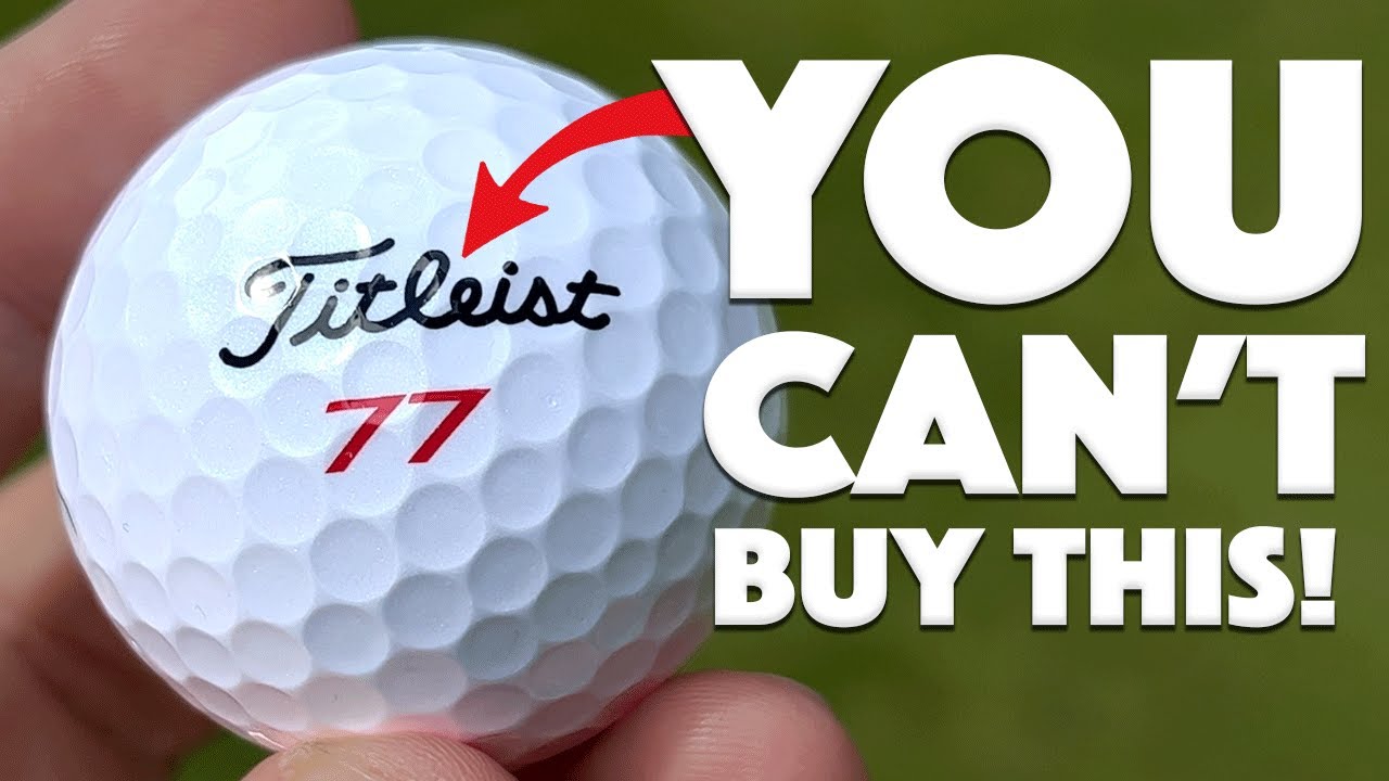 YOU cant buy these PREMIUM Titleist Golf balls (BUT WHY?)