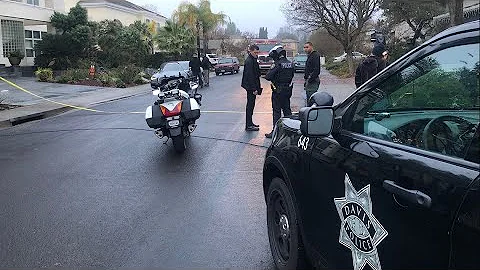Two dead, officer injured in Davis after a domesti...