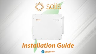Installation Guide | Three-Phase String Inverter Setup & Commissioning | Solis S6-GC3P150K07-NV-ND