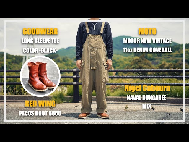 ナイジェル・ケーボン】「Nigel Cabourn オーバーオール」＆「MOTO