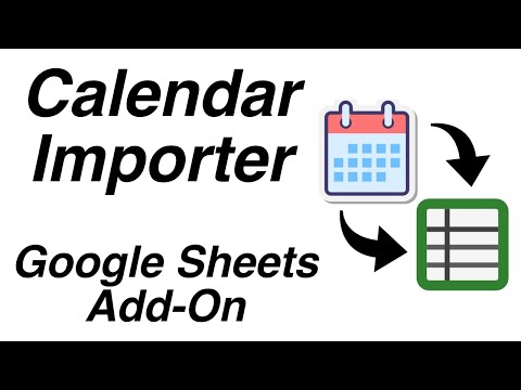How to Install the Calendar Importer Google Sheets Add-On