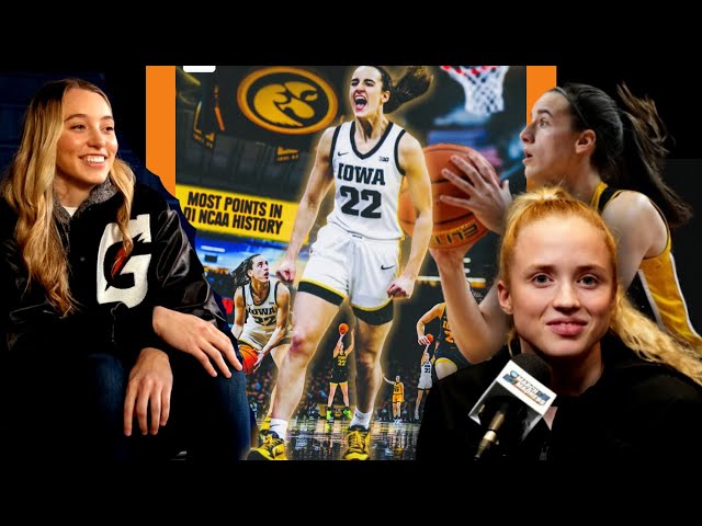 Paige Bueckers and Hailey Van Lith Talk About Caitlin Clark as a Basketball Player class=