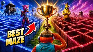 We Built The Most INSANE Mazes In Fortnite!