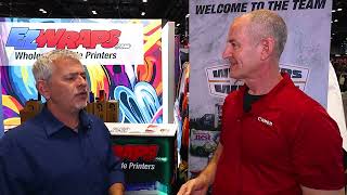 EZ Wraps at ISA 2024 - Vehicle Wraps on the Colorado Printer Series