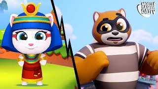 Hero Dash - Desert Ginger VS SPLASH FORCE Egyptian Angela Gameplay (iOS Android) screenshot 5