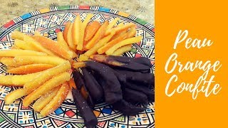 Recette Peau d'Orange Confite طريقة عمل قشر البرتقال المعسل