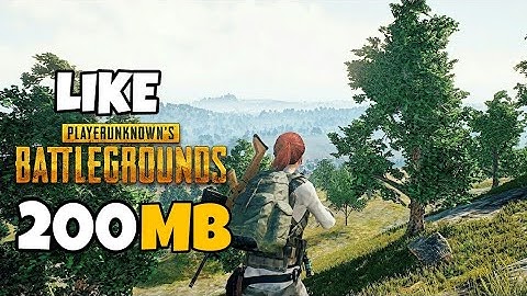 Top 10 Games Like PUBG Android 2018 [200MB]