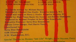 Michael Prophet Give Me The Right & Version - Bloodstain LP - DJ APR