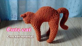 Cute cat 😺 crochet tutorial Part 1 Amigurumi| Easy crochet tutorial for beginners