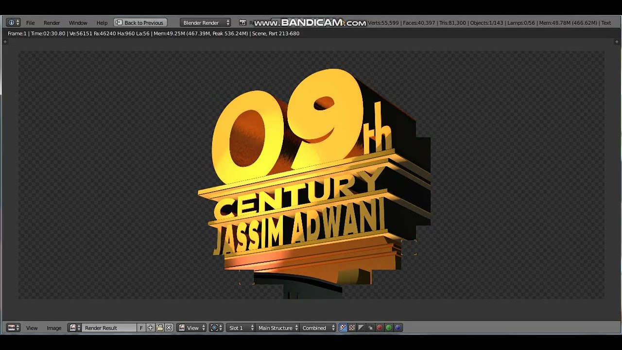 how to make you our 09th century jassim adwani logo for screenshot made for blender 2.79