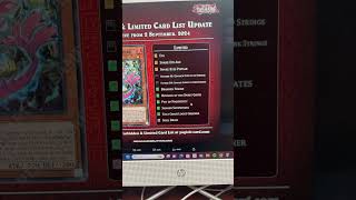 Crazy yugioh ban list! What yall think, comment!