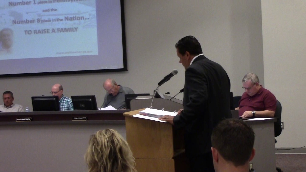 Cecil Twp Zoning Hearing Board Meeting 71717 2 of 8 YouTube